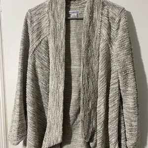 Liz Claiborne Textured Gray Cardigan
